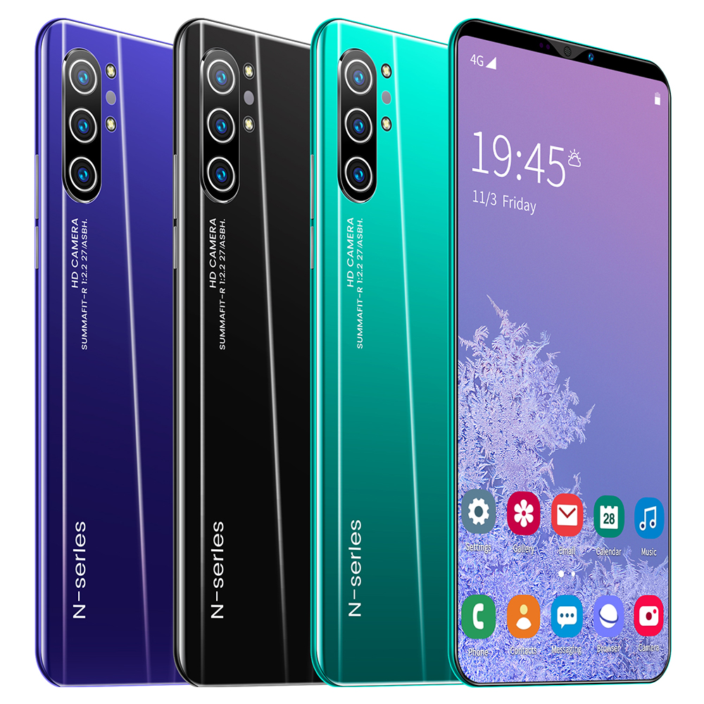 Новый дизайн смартфона Android Note 10 смартфоны сотовый телефон 5,8 дюймов мобильный телефон Android