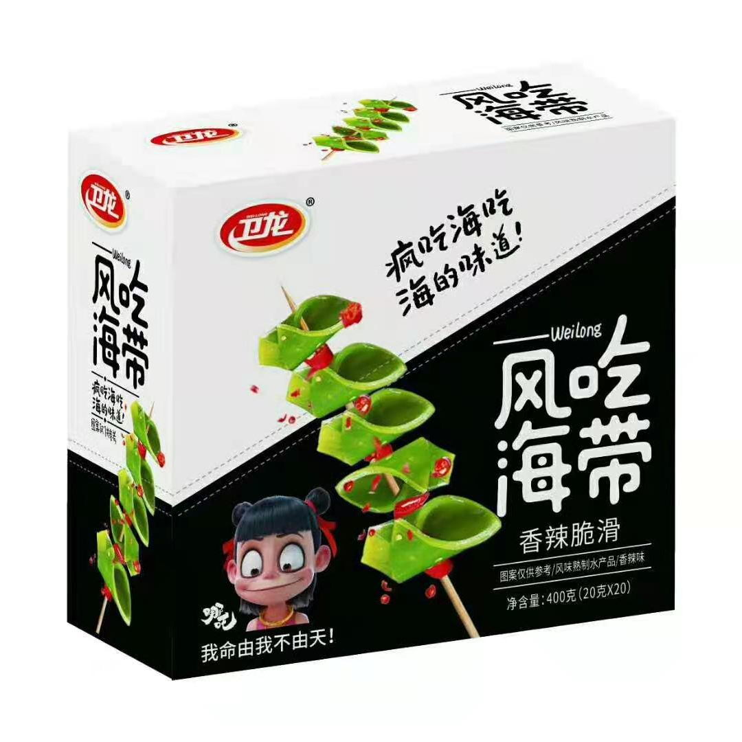 Weilongfeng съедает водоросли со вкусом, приготовленные водные продукты, сладкие и острые китайские пряные закуски от производителя