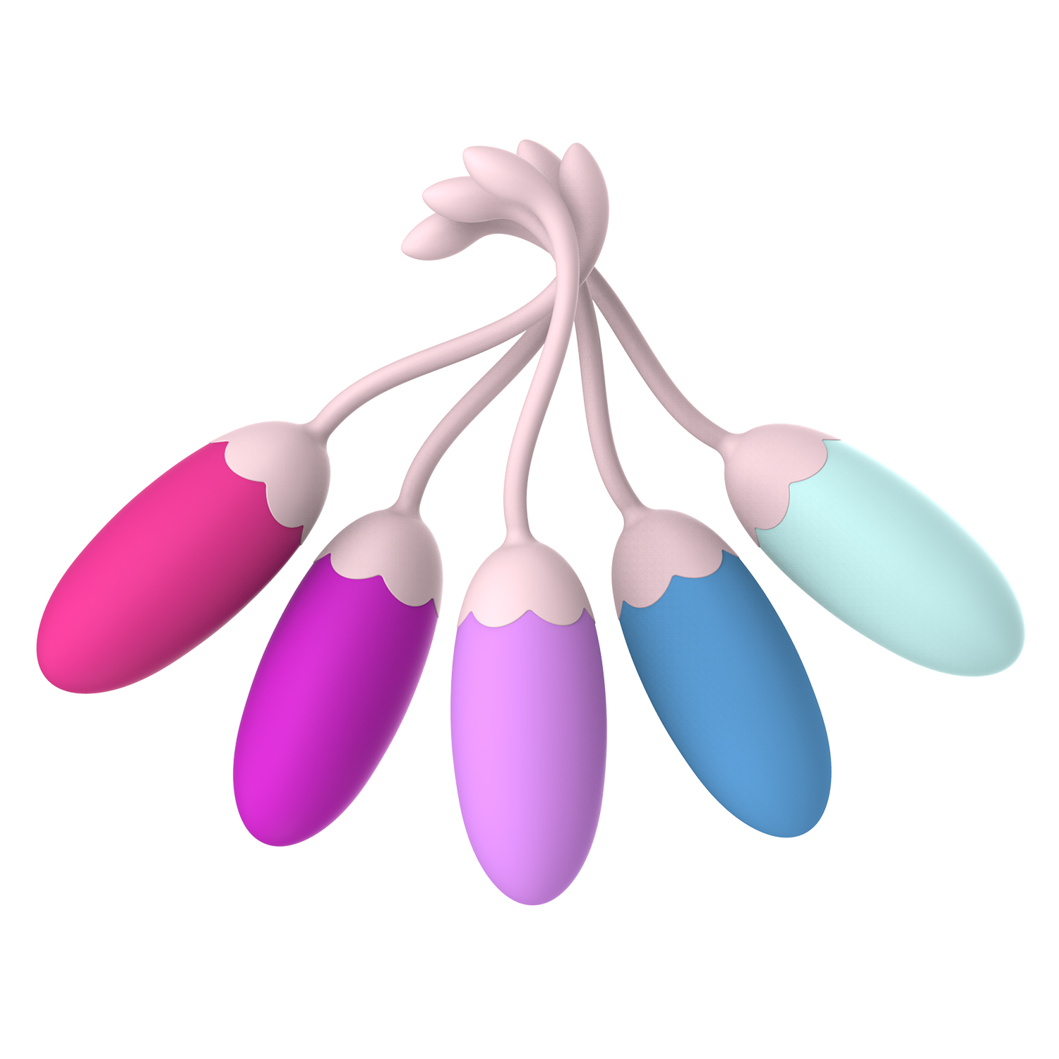 High Quality Silicone Smart Ball Vaginal Dumbbell Vaginal Voga Ball Magnetic Kegel Balls for Women Tightening Pink Waterproof