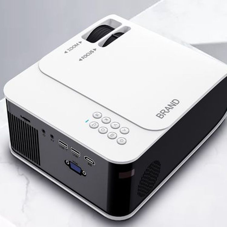 W60 high-performance 1080P Home Theater Projector with projection screeen support up to 250 inches and optional 2.4/5G WIFI