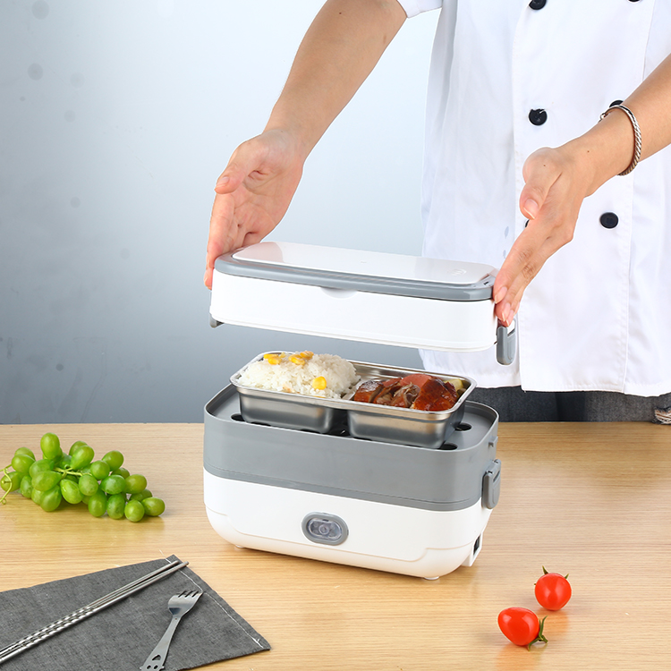 Высокое качество 2L с подогревом Tiffin небольшой Электрический Ланч-бокс с подогревом