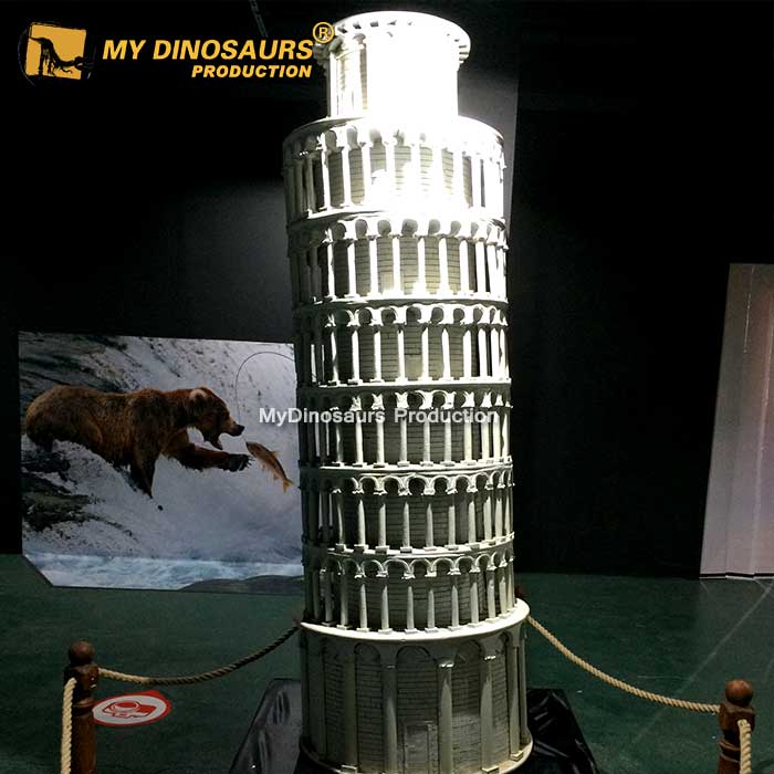 MY DINO Amazing Miniature Building The Leaning Tower Of Pisa Statue