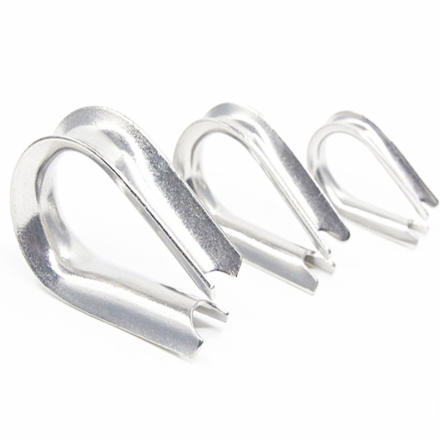 Factory Standard Duty Wire Rope Thimble Stainless Steel Thimbles for Hardware