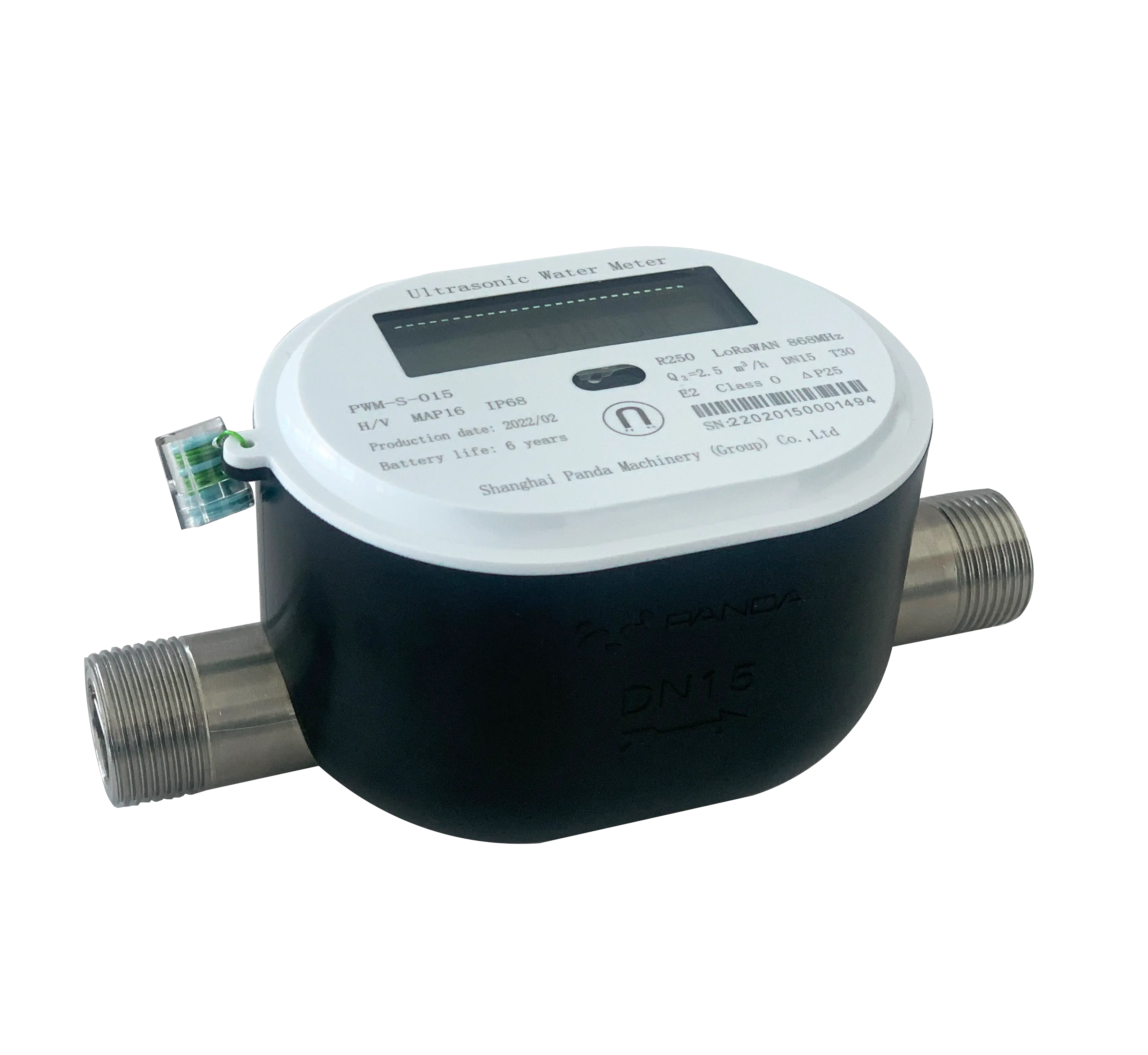 LoRaWAN wireless remote valve control prepaid smart water meter