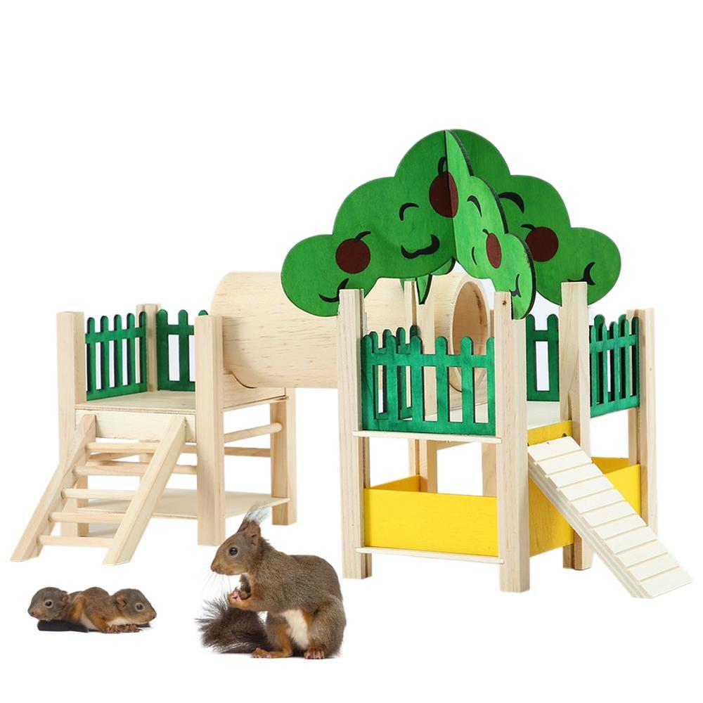 Hamster House Playstand Playground Perch Gym Stand Playpen Ladders Exercise Playgym Cage Accessory Exercise