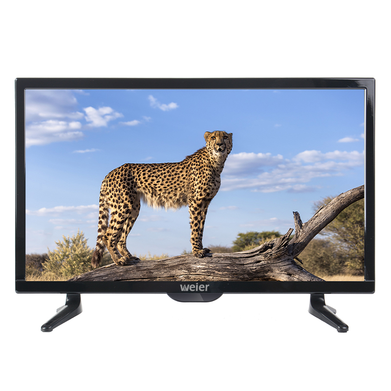 Weier 24-дюймовый цифровой Телевизор LED FHD 1080P (гарантия 12 месяцев) Черный 24''