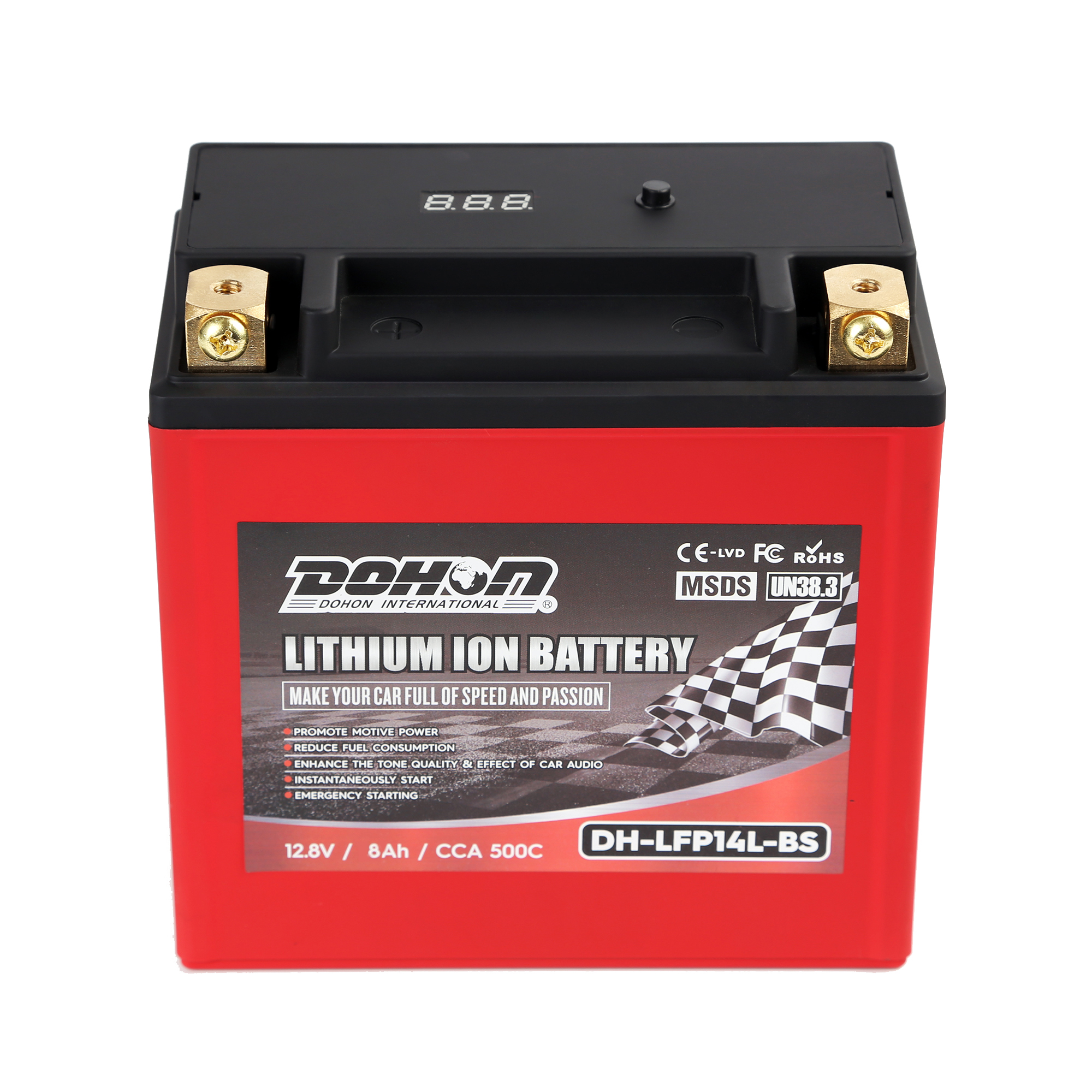 LFP14L-BS 12V CCA500 8Ah мотоцикл литий-ионный аккумулятор A123 сотовый телефон