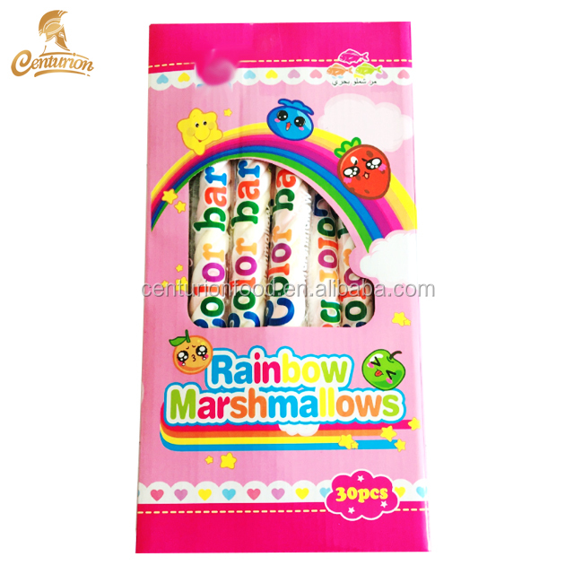 30 шт/коробка psckaging длинные твист Зефир cotton candy stick