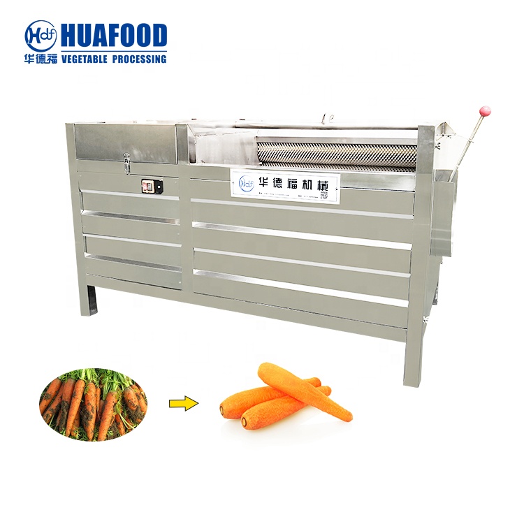 HuaFood HDF800 600 кг/ч машина для очистки моркови sormac