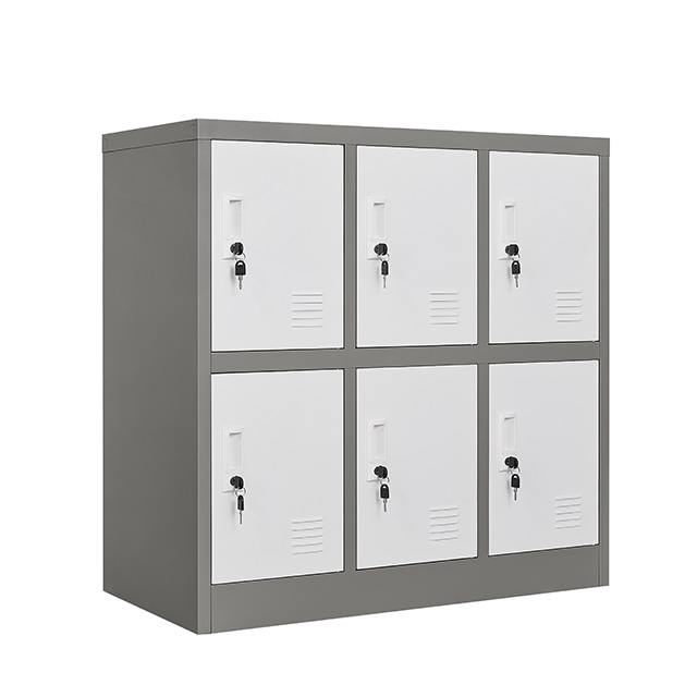 Kindergarden children's classroom kids small storage book toy mini metal locker cabinet