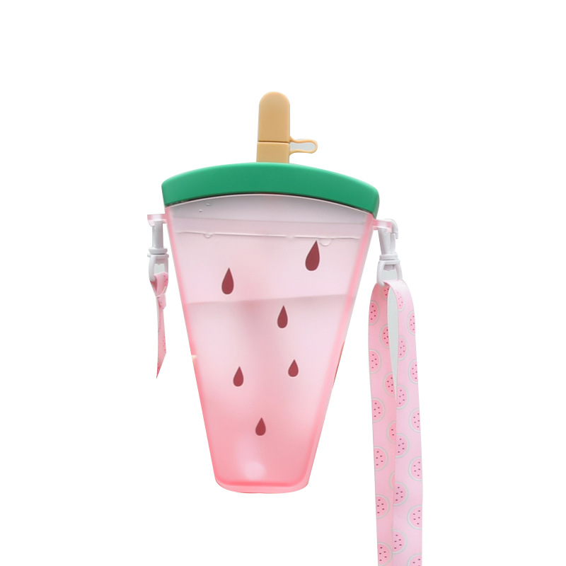 2022 Popular Ins Trendy Plastic Liquor Cooler Drinking Cup Bags Clear Fruit Shape Popsicle Water Bottle Drink Purse Handbag