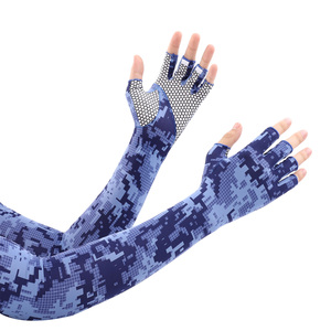 Custom Sun Protective Gloves, UV protection driving long arm UPF 50+,non slip