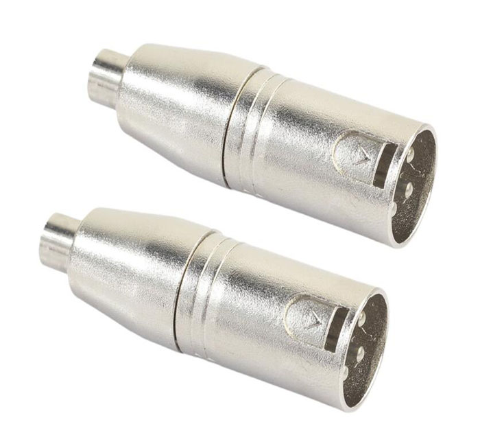 Металлические XLR 3 контактный разъем для гнездовой разъем RCA аудио разъем адаптера Hi-Fi преобразователь сигнала для микрофона динамика