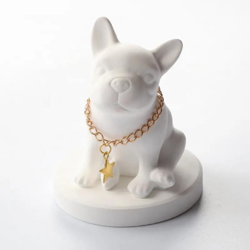 White 3D Dog Shaped  Home Car Hotel Decoration Aromatherapy Oil Diffuser Air Freshener Ceramic Aroma Essential Oil Diffuser