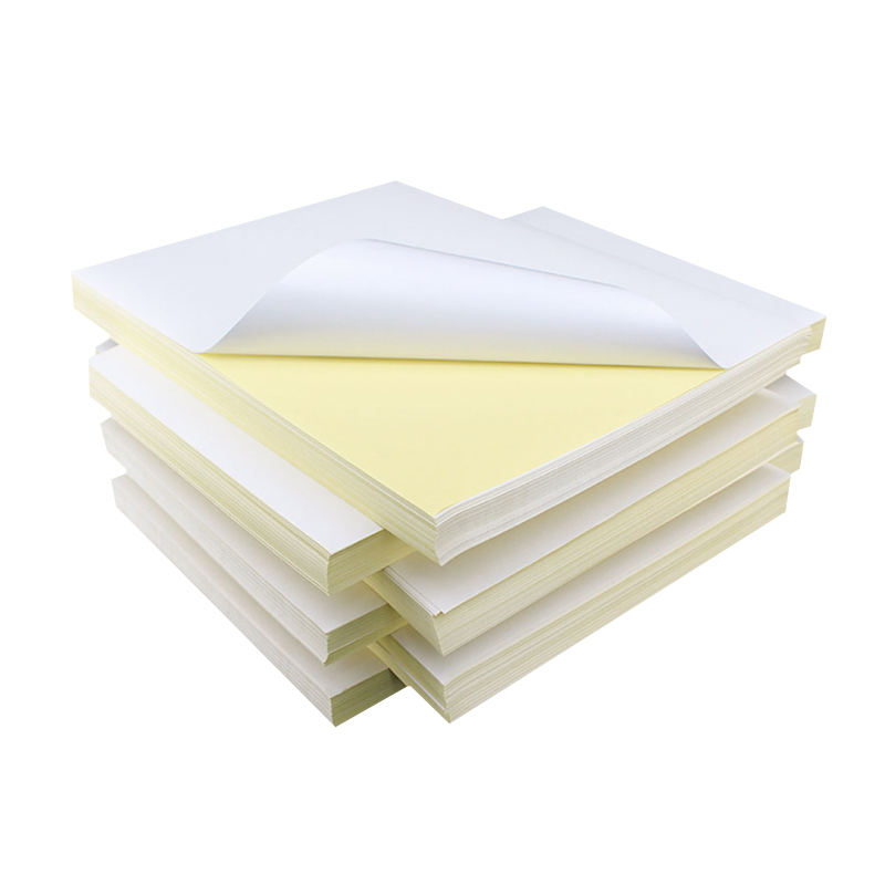 A4 self-adhesive printing paper laser inkjet matt kraft paper self-adhesive a4 internal cutting color paste paper glossy