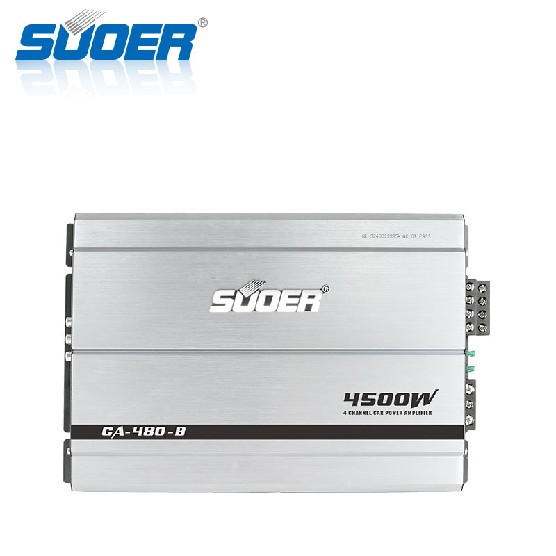 Suoer CA-480-B 4500 Вт класс ab автомобильный sudwoofer, профессиональный усилитель мощности 12v усилитель мощности аудио усилитель для автомобиля