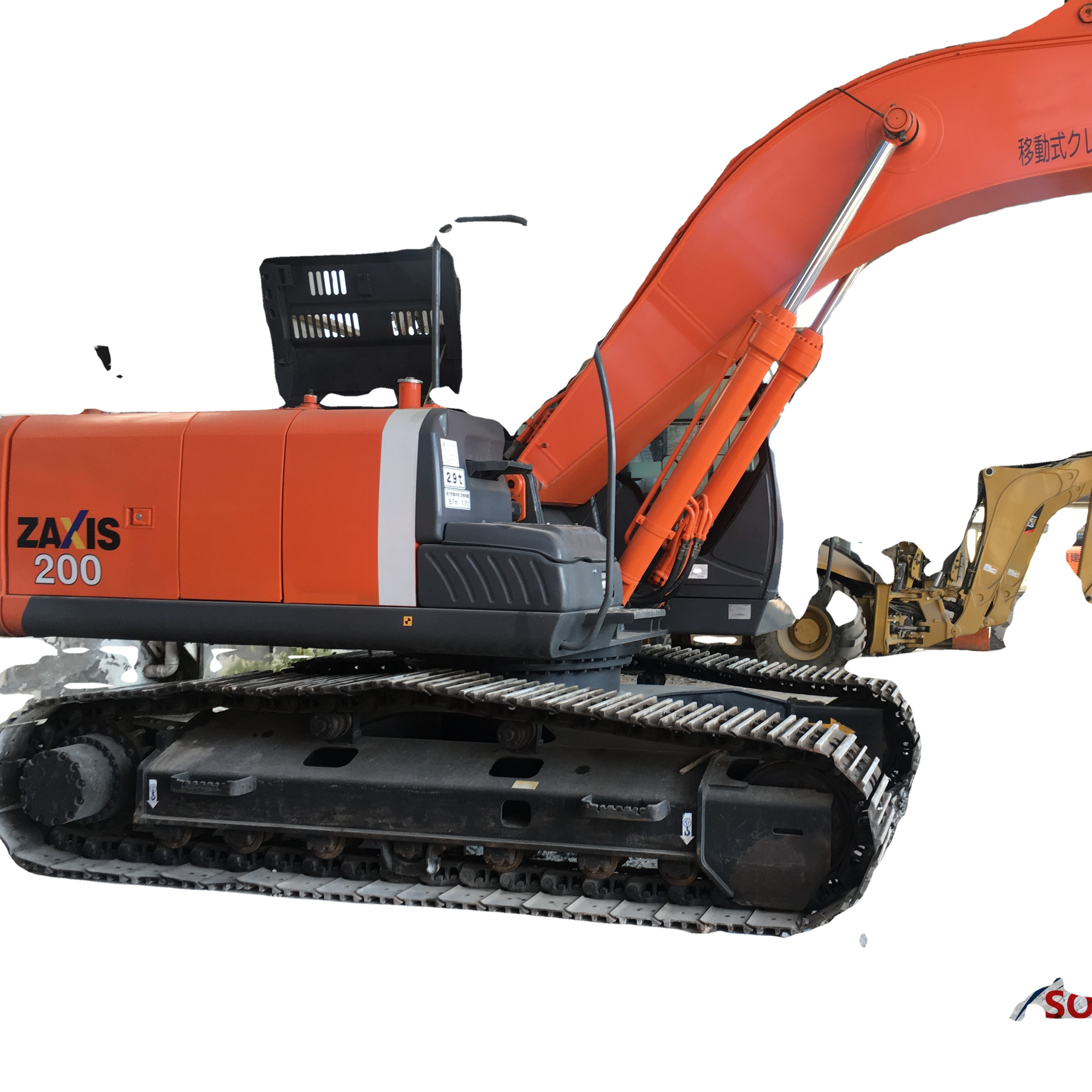 Бывший в употреблении оригинальный японский экскаватор Hitachi Zx200, экскаватор 20 тонн для продажи