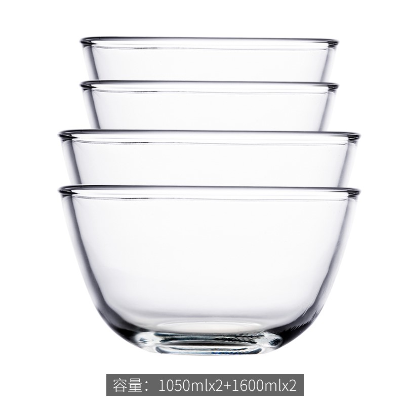 Meal Prep Containers High Borosilicate Glass Pyrex Salad Bowl Baking Dish Cooking Tray Customized