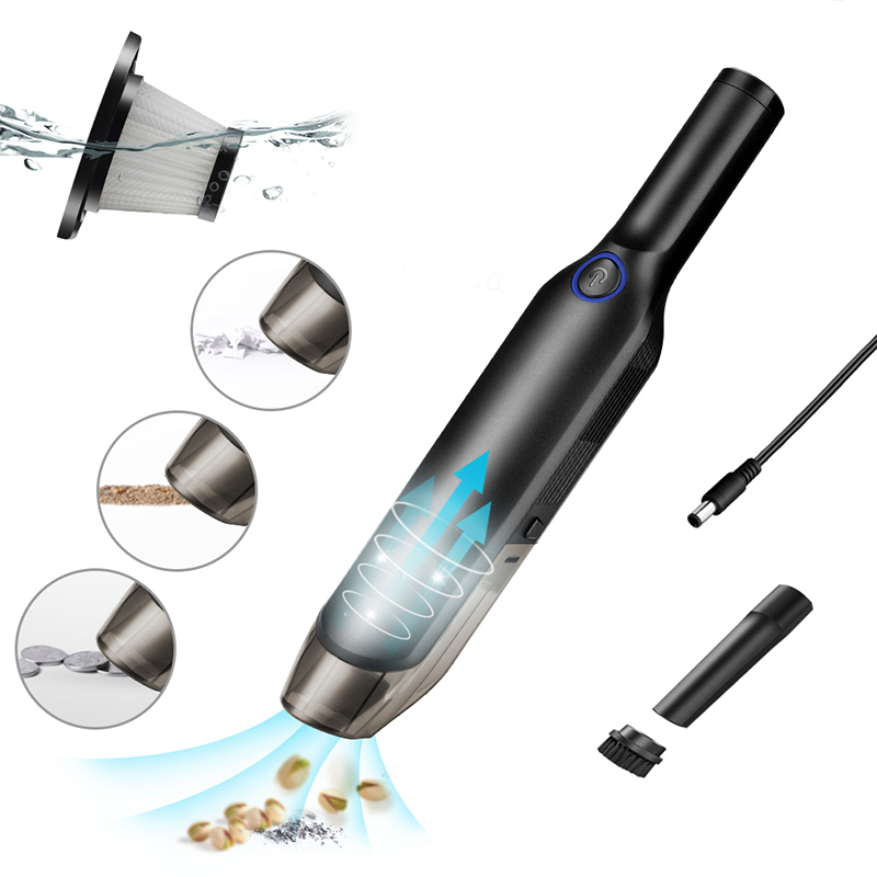 Liuyang6650 mini rechargeable wireless handheld portable wet dry home battery vacuum cleaners small cordless car vacuum cleaner
