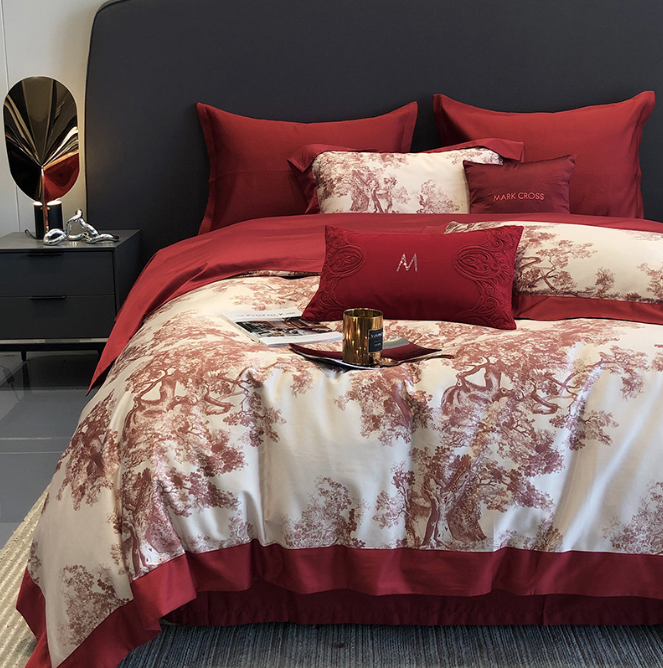 Luxurious 100% Cotton Bedding Set - The Ultimate Comfort for a Restful and Comfortable Night's Sleep
