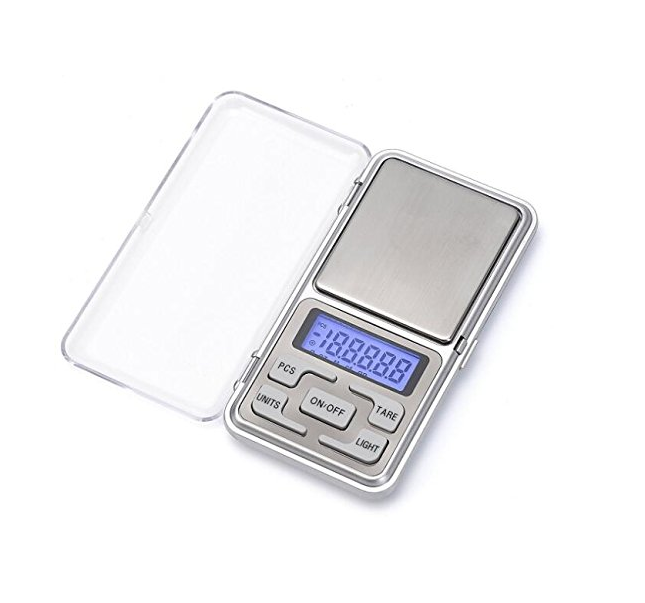 Digital Scale, 6 Units Conversion, LCD Back-Lit Display, Use for Jewelry/Medicine/Food/Powder(Battery Included)