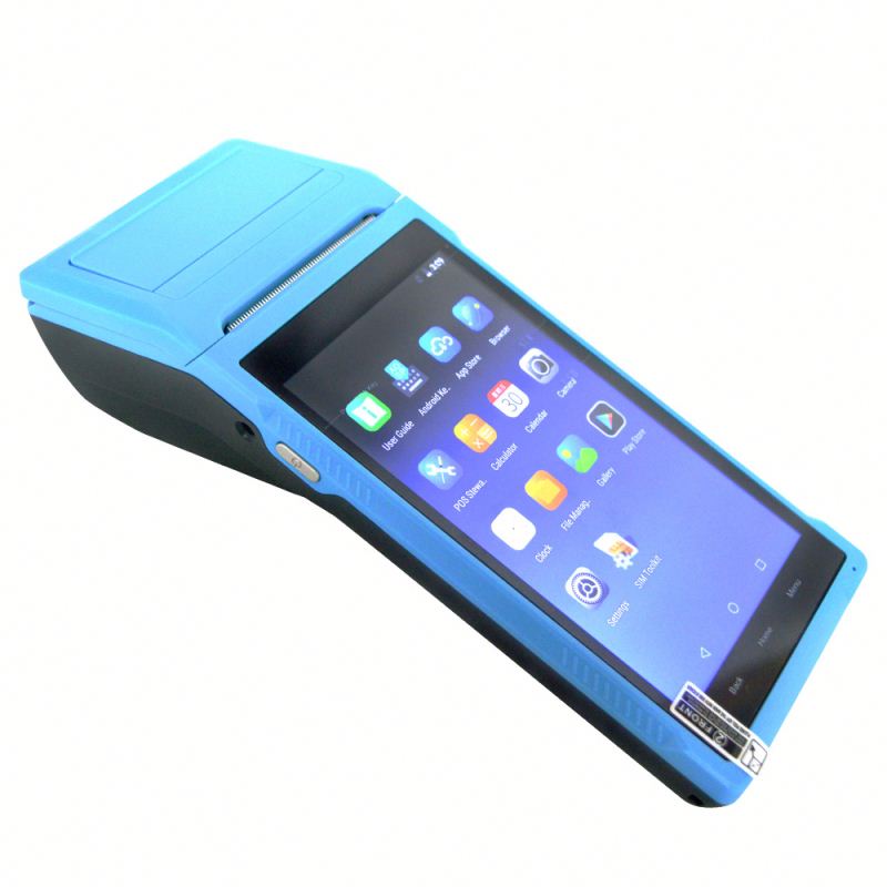 58 мм POS PDA чековый принтер Android 8,1 термопринтер с 5,5 "сенсорным экраном сканирование 1D/2D/QR кодов Поддержка 3G/4G