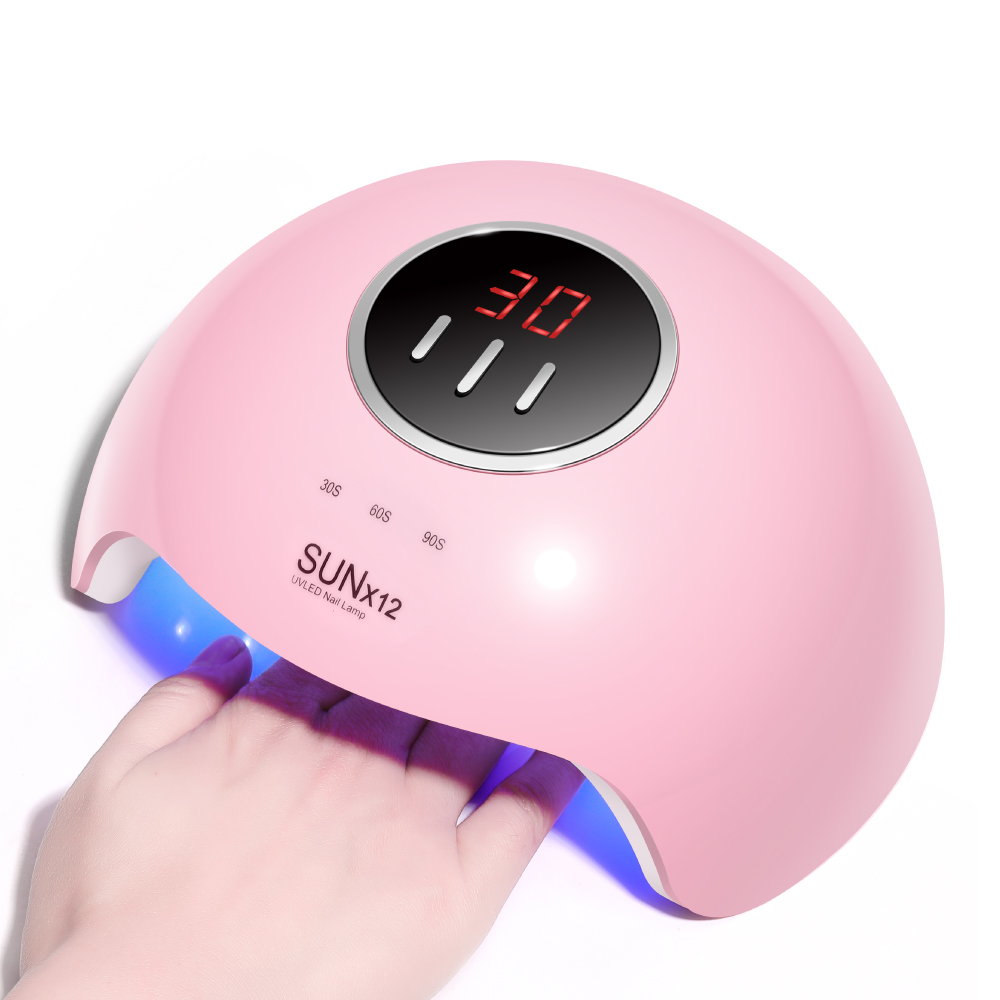 Best Quality SUN X12 Gel Nail Dryer LED Light UV Manicure Lamp 54W Timing control 30s/60s/90s led nail lamp