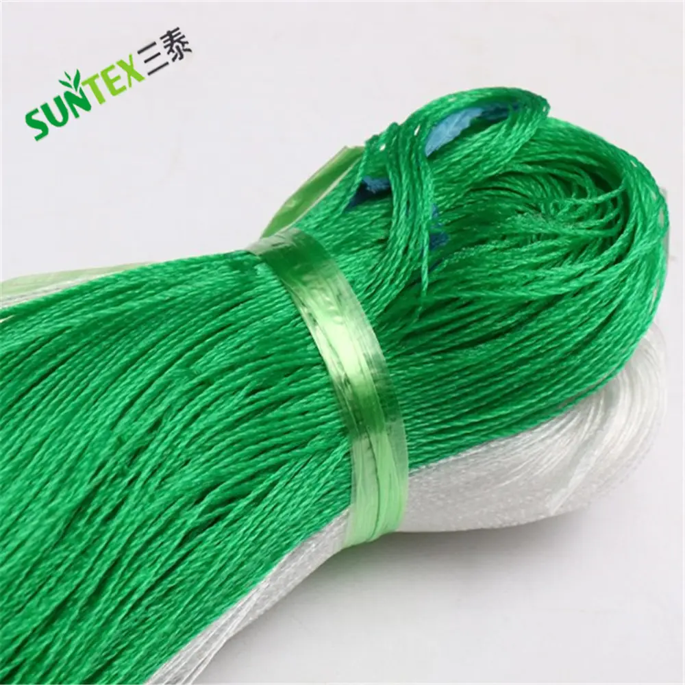 Supply pe white green agriculture climbing net trellis support netting vegetable cucumber net