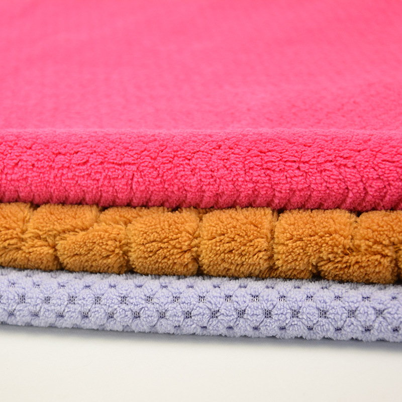 curved pineapple Plaid jacquard super soft 100%polyester coral fleece fabric flannel fleece fabric