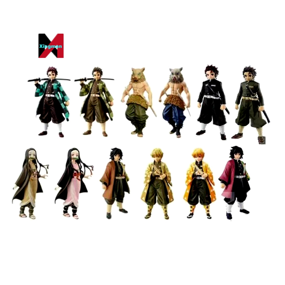 Новинка 2022, игрушки Kimetsu no Yaiba Tanjirou Kamado Nezuko, экшн-фигурки рассекающих демонов, фигурки героев аниме