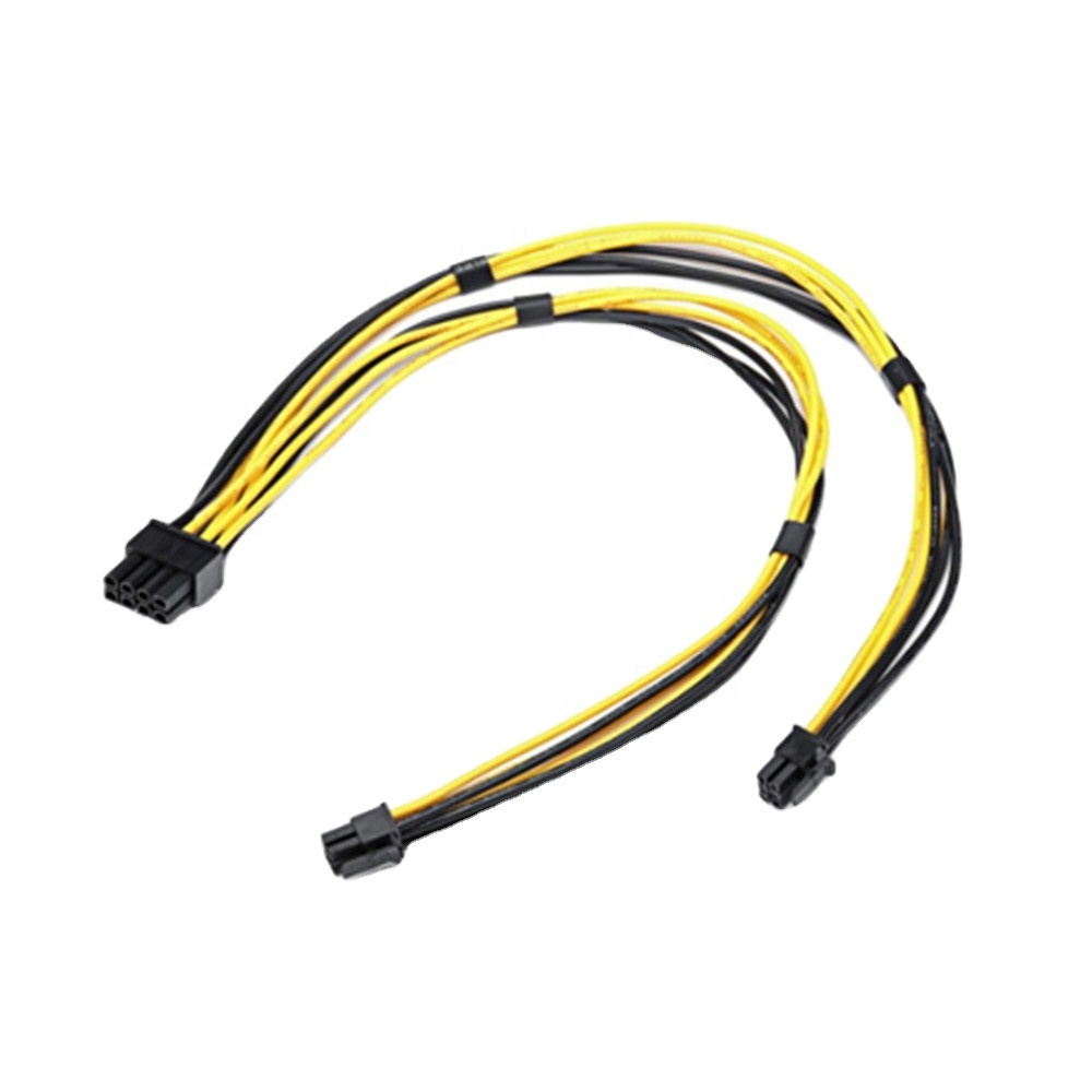 Кабель питания с двойным мини-адаптером 6 Pin-PCI-E 8 Pin для видеокарты Macbooks Pro в наличии