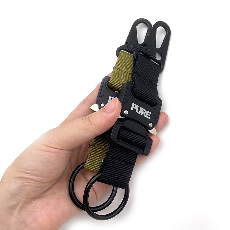 YYX лазерная гравировка чёрный тактический HK Sling Паракорд клипсы крючки защелки брелок для улицы сумка рюкзак