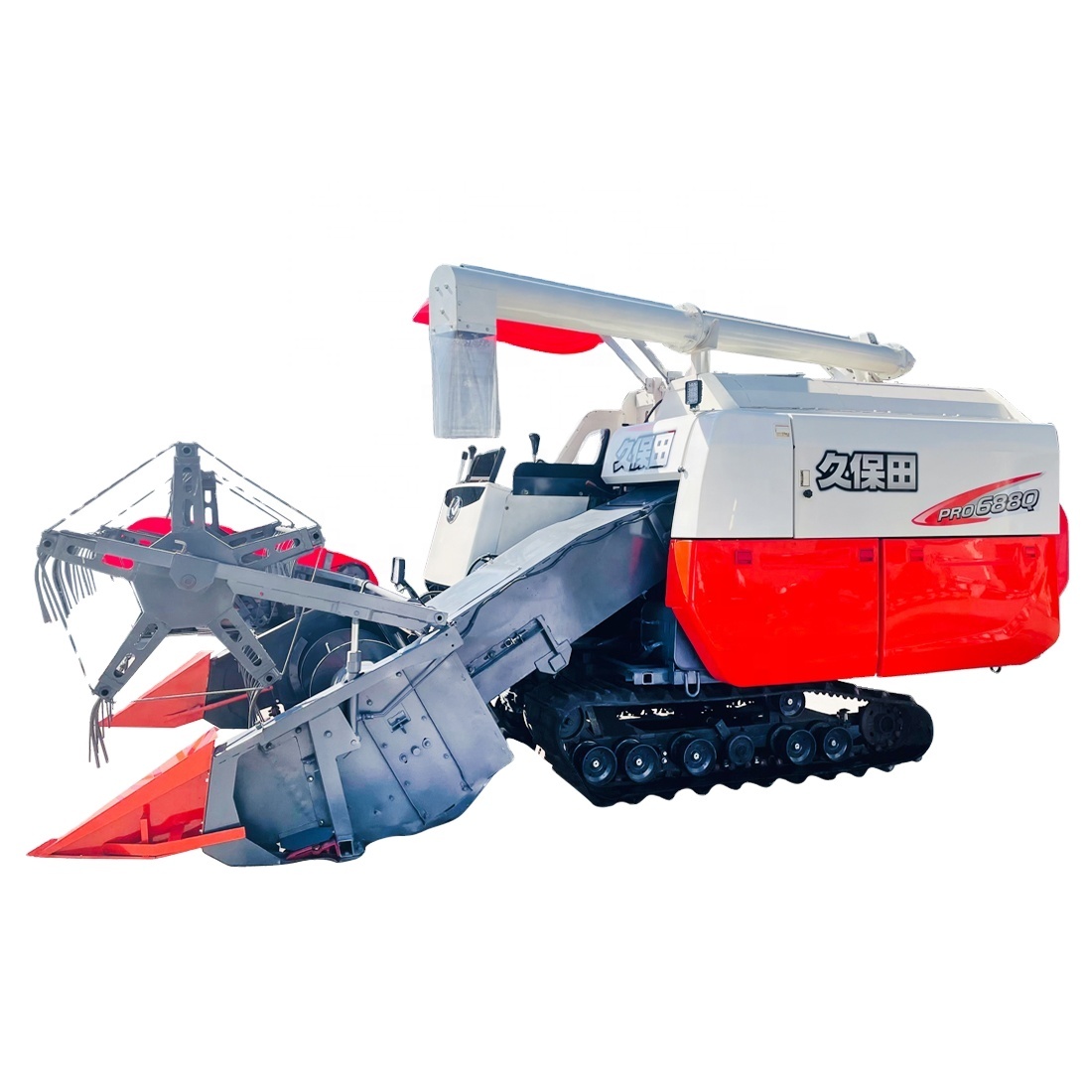 Kubota полный Кормление б/у комбайн для сбора урожая для сои/рис 688q DC70