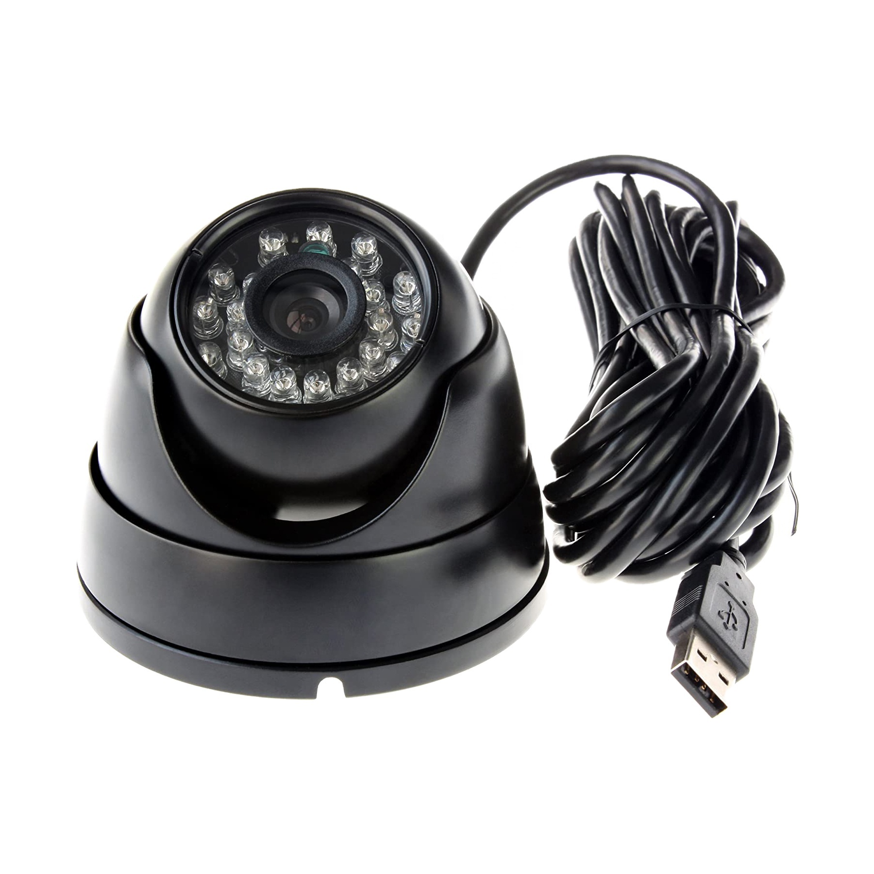 ELP 3.6mm 1080P Dome Camera with IR LED Night Vision HD Webcam