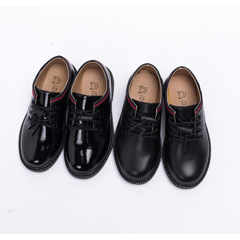 2020 children school leather shoes for boys and girls