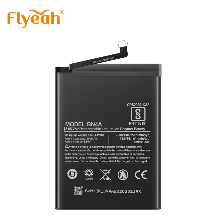 Rechargeable 4000mAh li-polymer replacement mobile batteries for Xiaomi Redmi Note 7 7pro BN4A