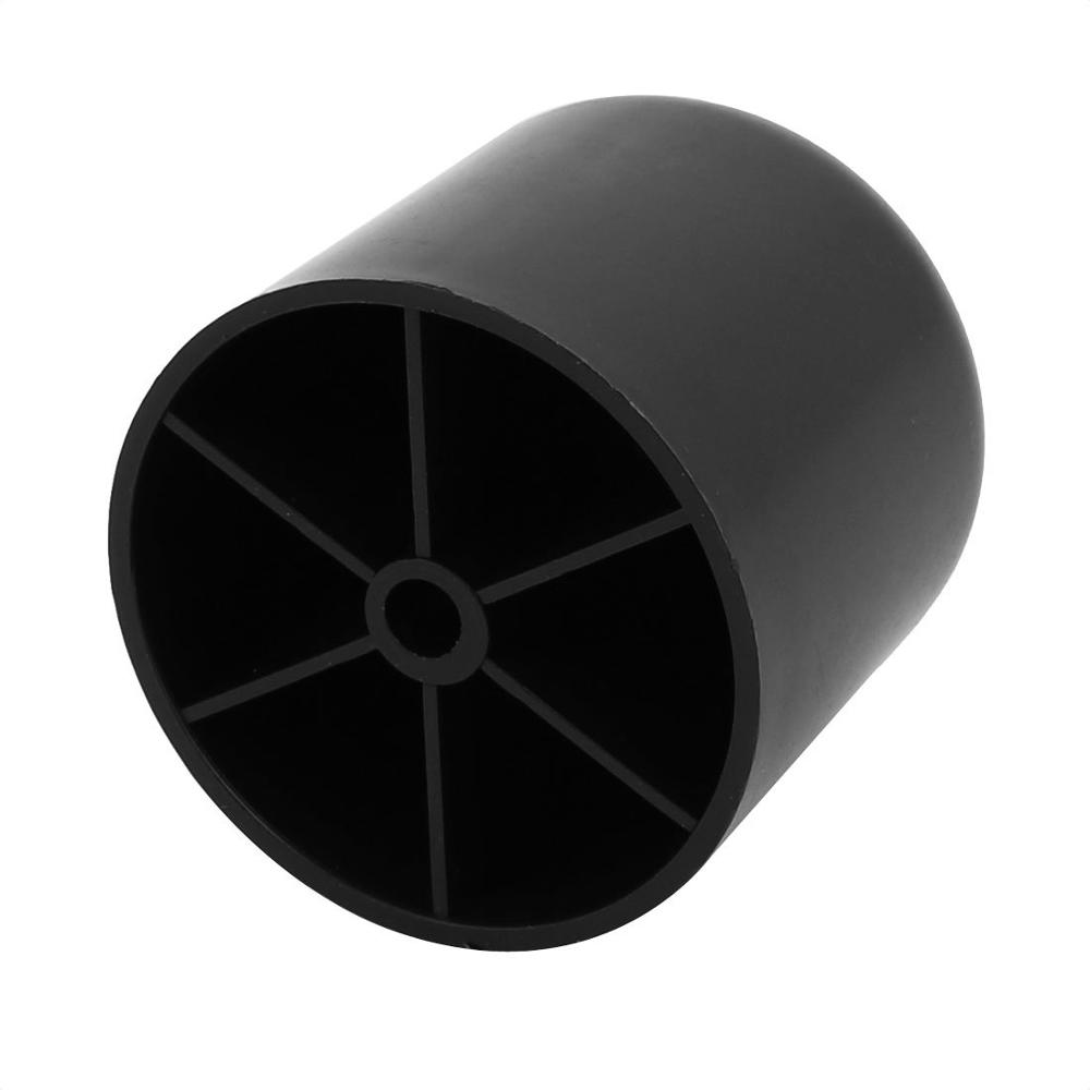 Black Furniture Sofa leg plastic sofa feet Round Plastic Base Leveling Foot