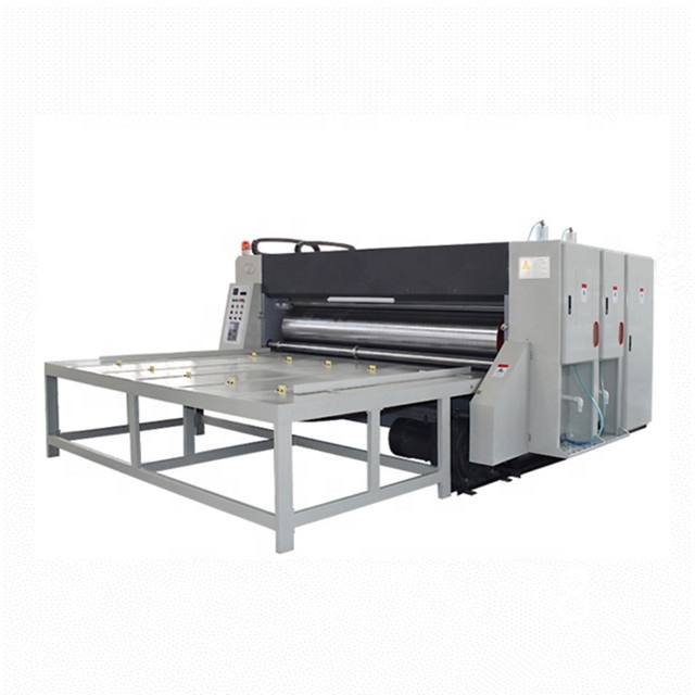 Corrugated Carton Printing Machine Semi-auto 2 Color Printer Slotter Die Cutter Machine