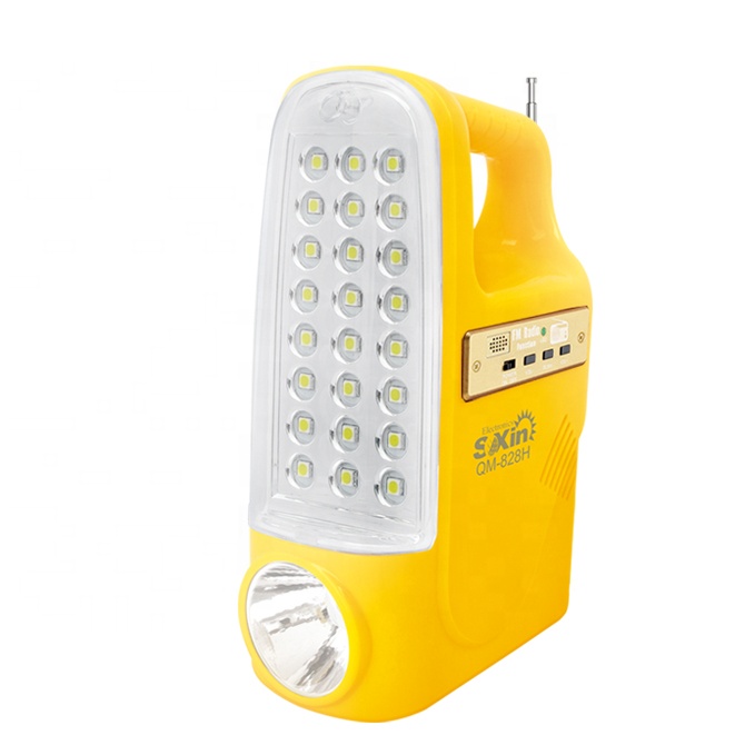 Портативный солнечный smd светодио дный светодиодный аварийный свет с fm-радио