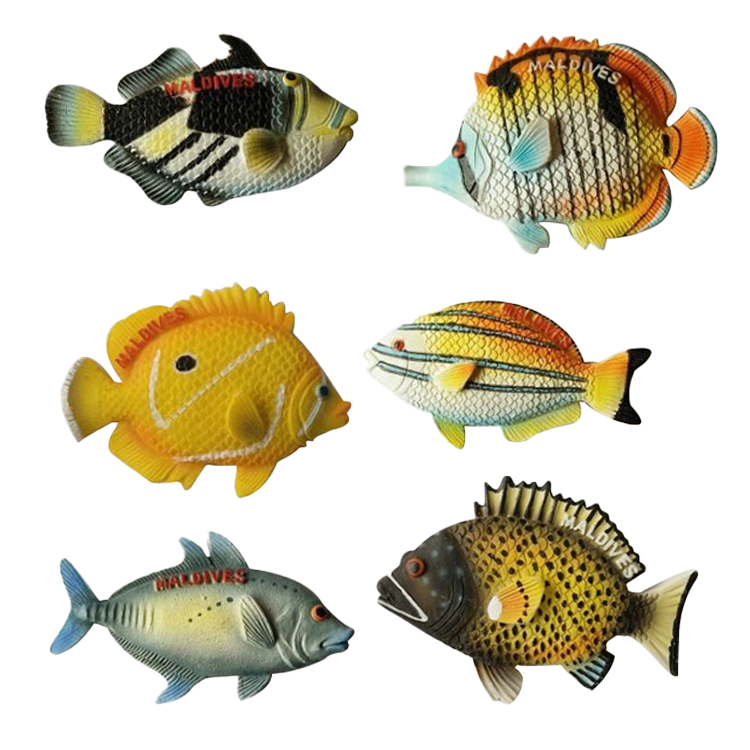 Customized Order Maldives Resin Fridge Magnet Tourism Souvenir Business Promotion Gift