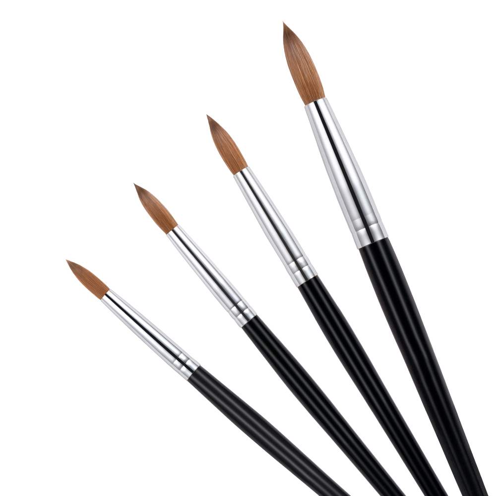 100% Kolinsky Germany Acrylic Brush Pure Sable Kolisky Brush Private Label For Nails
