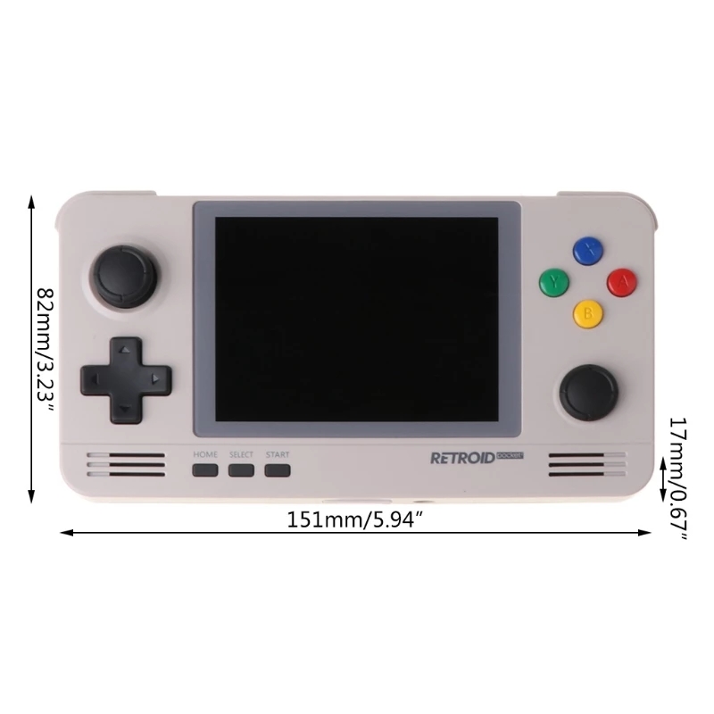 Ретро карманная портативная игровая консоль Retroid Pocket 2, 32 ГБ, 3,5 дюйма, IPS экран, 3D-игры
