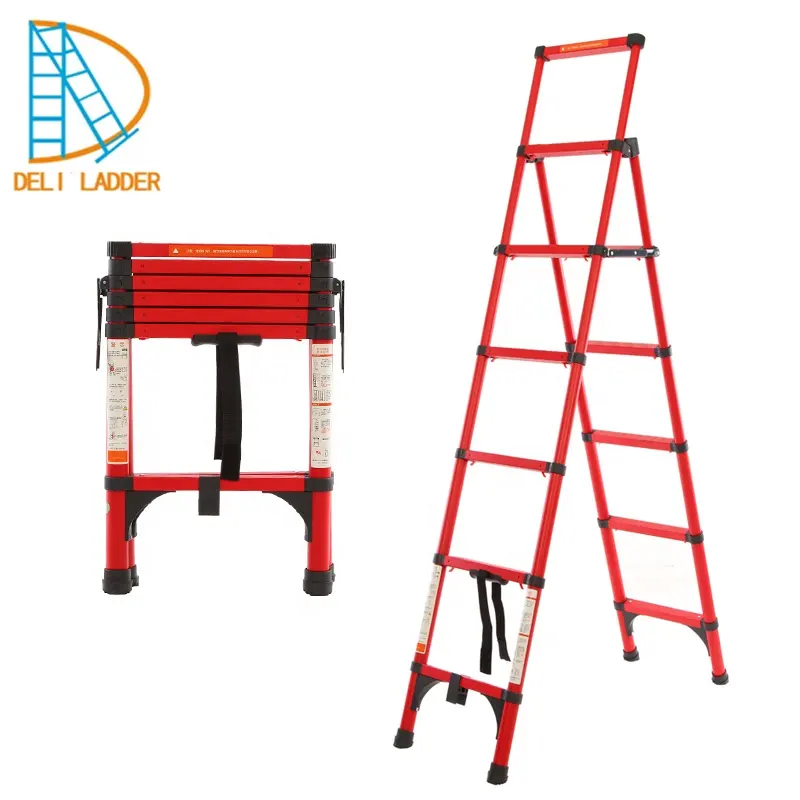 2023 New Aluminum Ladder Telescopic Extension Retractable Folding Stairs ladder Extension Ladder