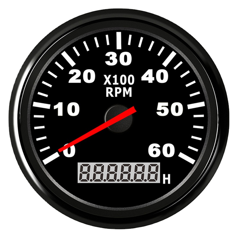 Водонепроницаемый Автомобильный судовой Тахометр Датчик RPM Тахометр с счетчик моточасов 6000 /4000 /8000 об/мин датчик для Ford Focus