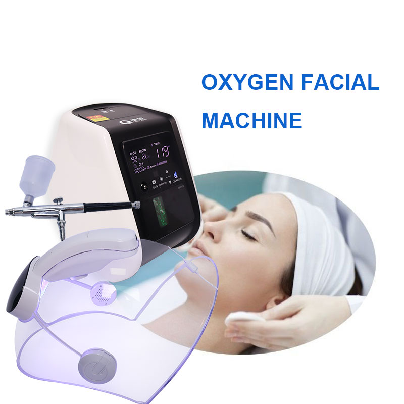 Корейский светодиодный купольный спрей для лица O2toderm, спрей для лица, струйный пилинг, кислородная терапия лица, O2derm, кислородная струйная машина