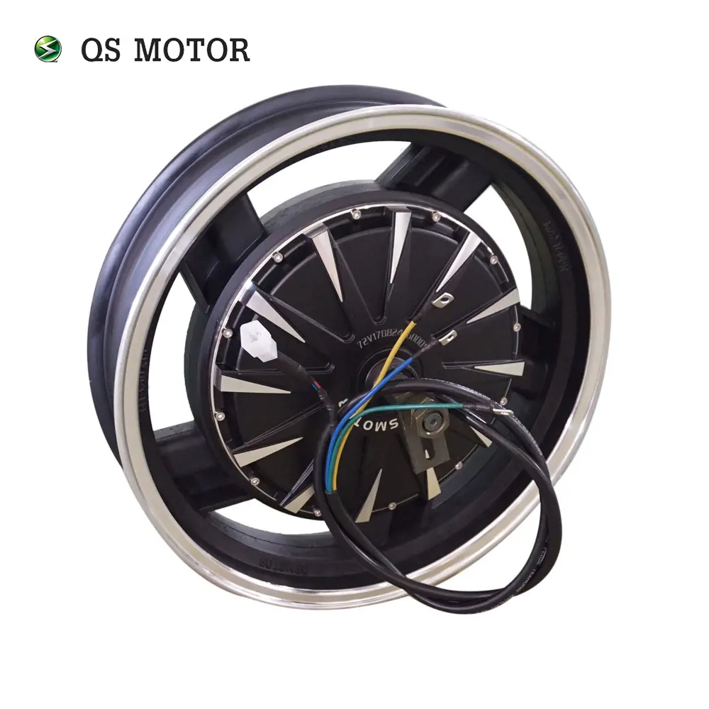 QS Motor 16inch 3000W 260 40H V4 Brushless DC Electric Scooter Motorcycle Hub Motor
