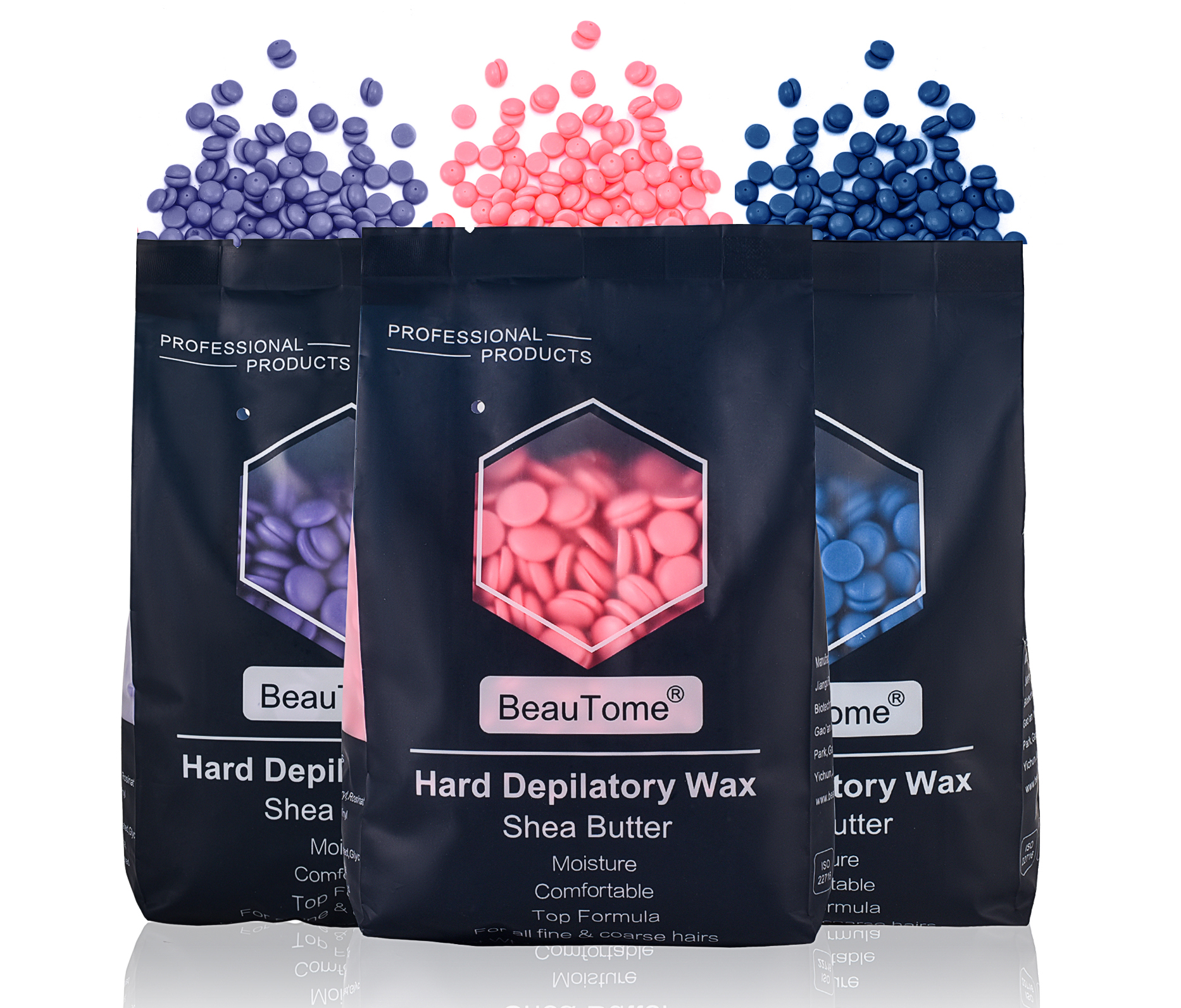 BeauTome Depilation Remover Hair Removal Hard Wax Beans 1000g