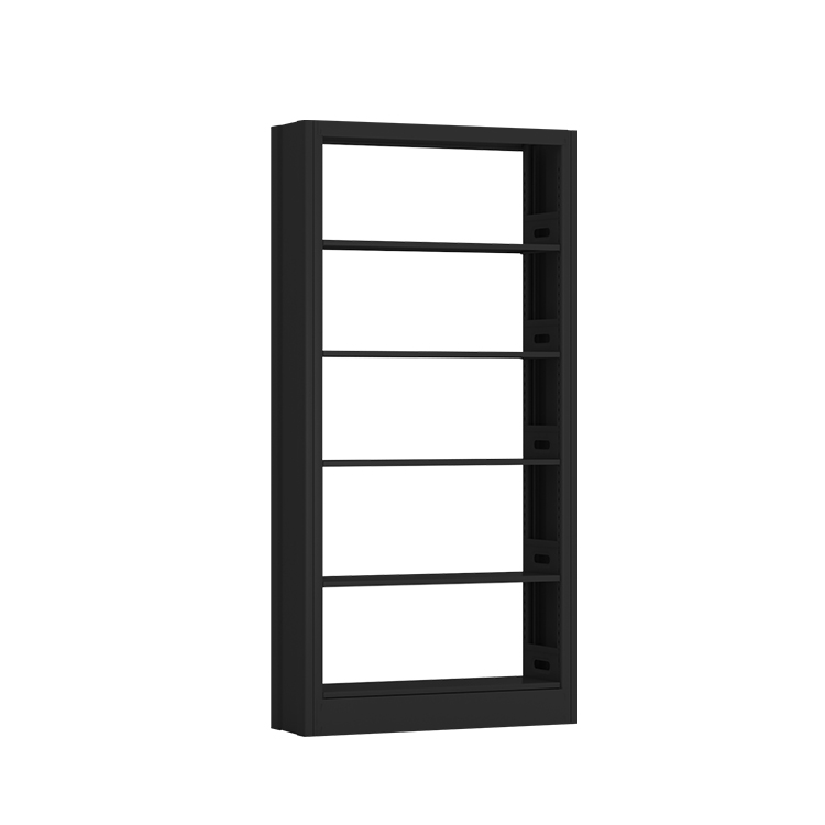 library single side 5 tiers commercial Metal steel book rack bookshelf