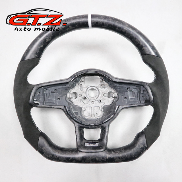 Подходит для Volkswagen MK7 Gti Gts R Gli Gtd достижения. Tar Кованое Настоящее углеродное волокно рулевое колесо трансформер на заказ
