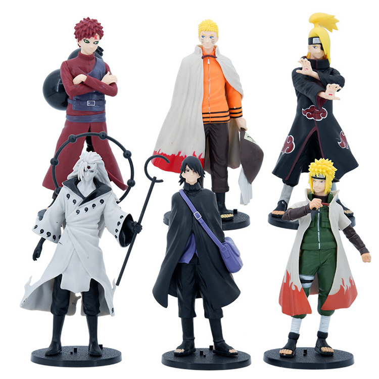 Набор фигурок Narutos 20 см, оптовая продажа, аниме-фигурки Narutos, экшн-фигурки